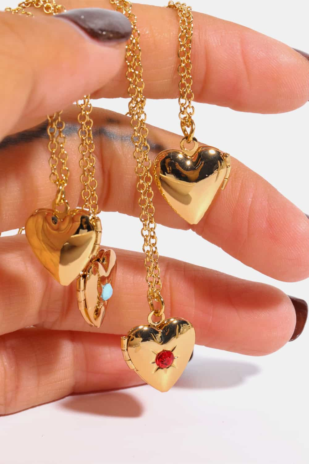 Honeybee Mumford's Heart Shape 14K Gold-Plated Pendant Necklace