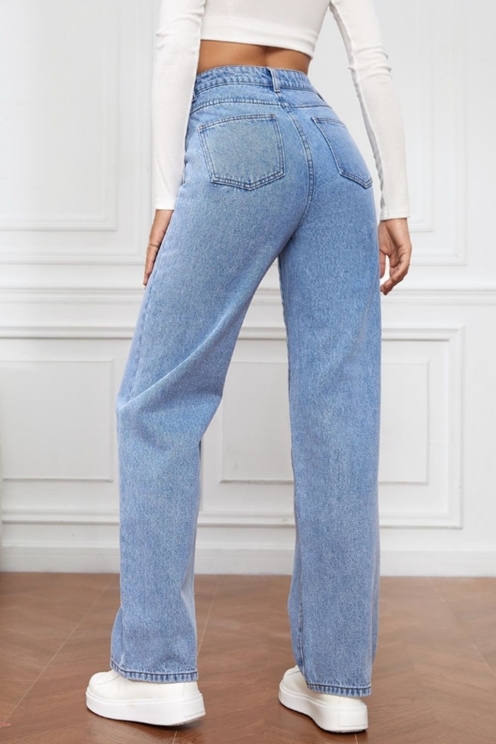 Honeybee Mumford's High Waist Straight Jeans