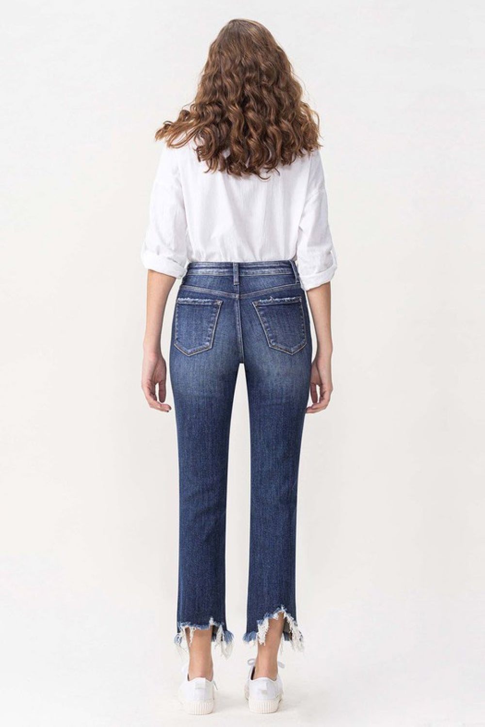 Honeybee Mumford's Full Size High Rise Crop Straight Leg Jeans