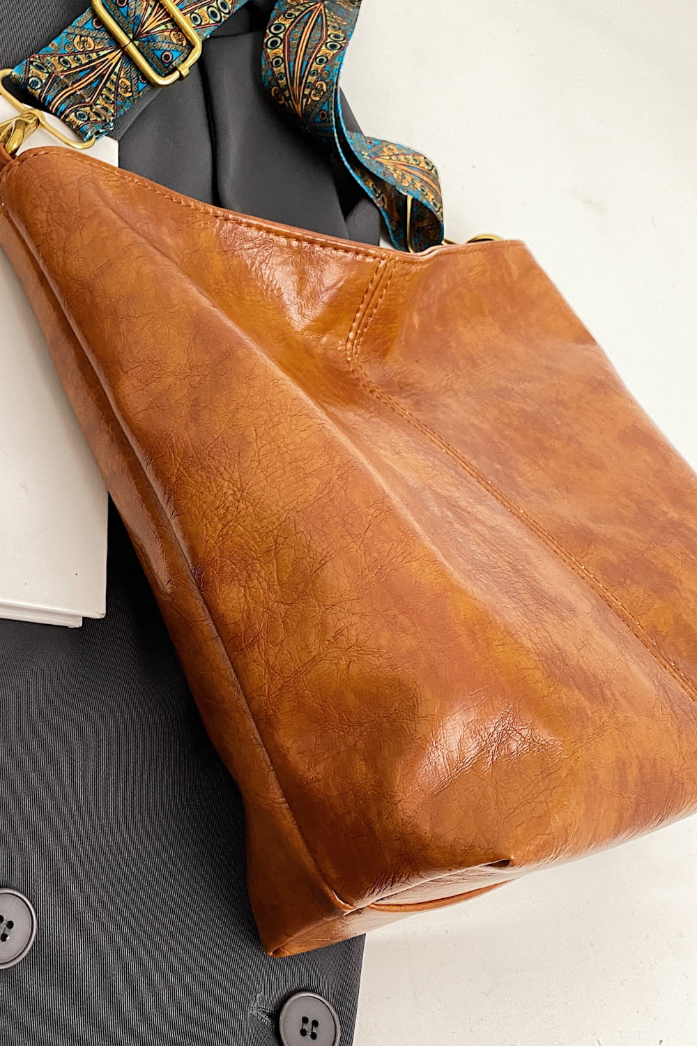 Honeybee Mumford's Leather Shoulder Bag