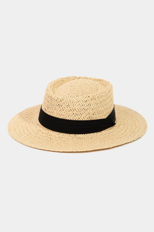 Honeybee Mumford's Straw Braided Pork Pie Hat