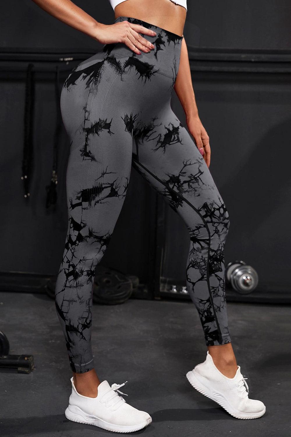 Honeybee Mumford's Printed High Waist Active Leggings