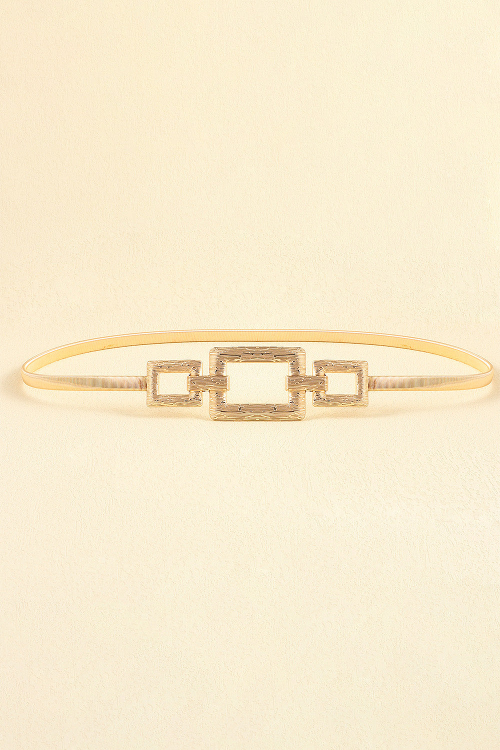 Honeybee Mumford's Square Shape Buckle Iron Belt