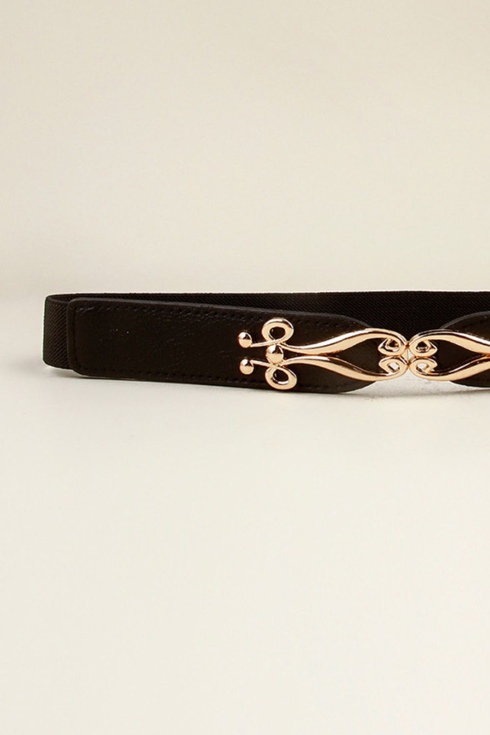 Honeybee Mumford's Buckle Elastic Belt ( Black, Carmel, blue, black or white colors)