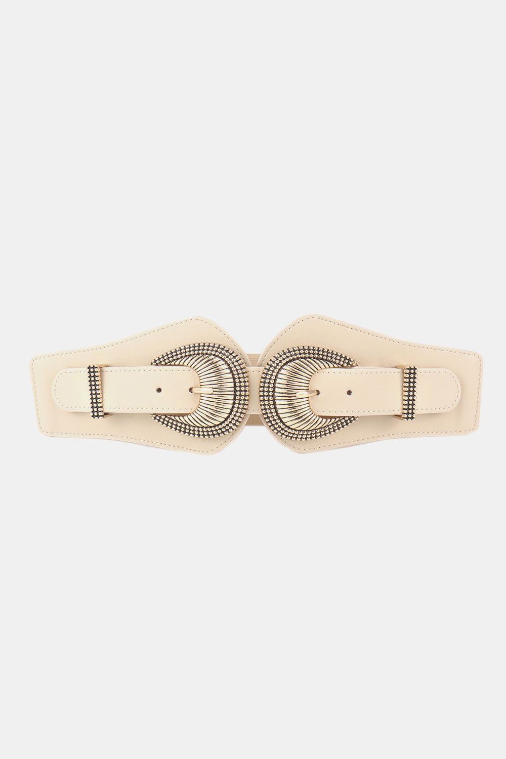 Honeybee Mumford's Shell Double Buckle Elastic Wide Belt