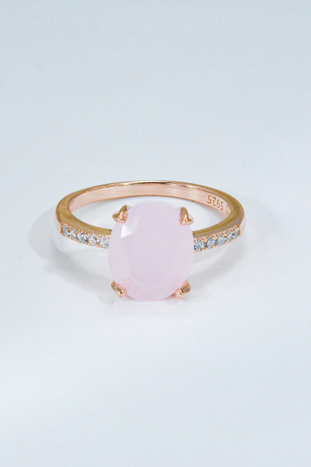 Honeybee Mumford's 18k rose gold-plated Quartz Ring