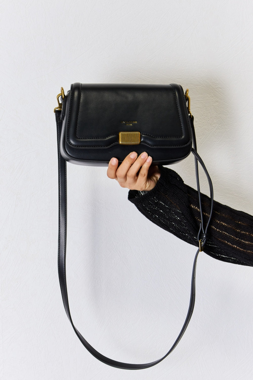 Honeybee Mumford's David Jones Leather Crossbody Bag