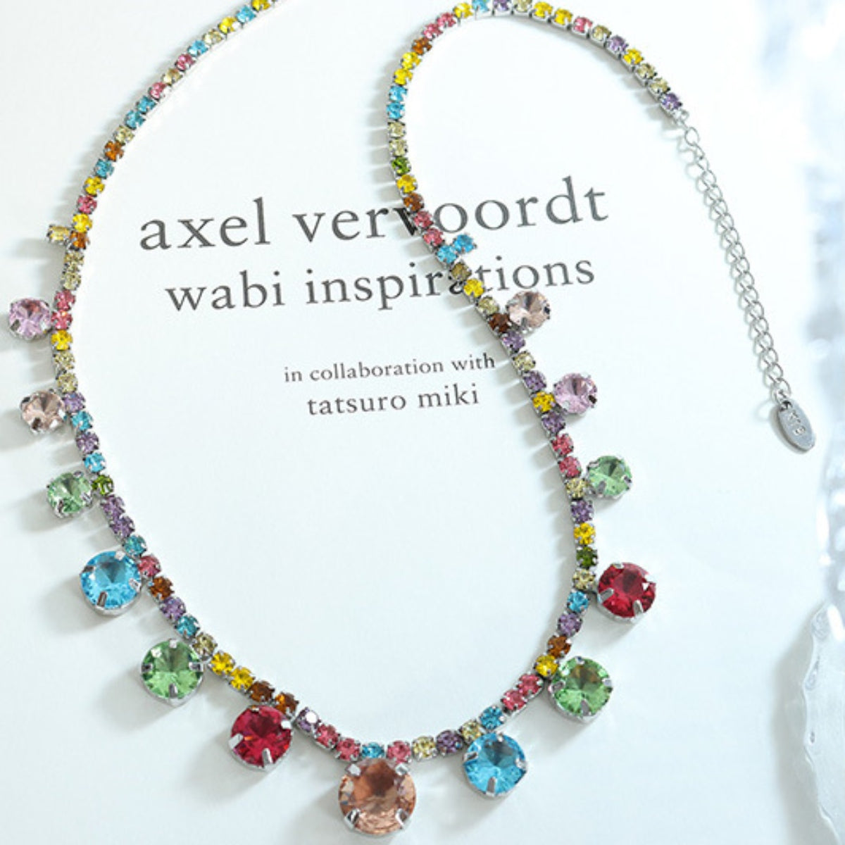 honeybee Mumford's Crystal Chain Necklace