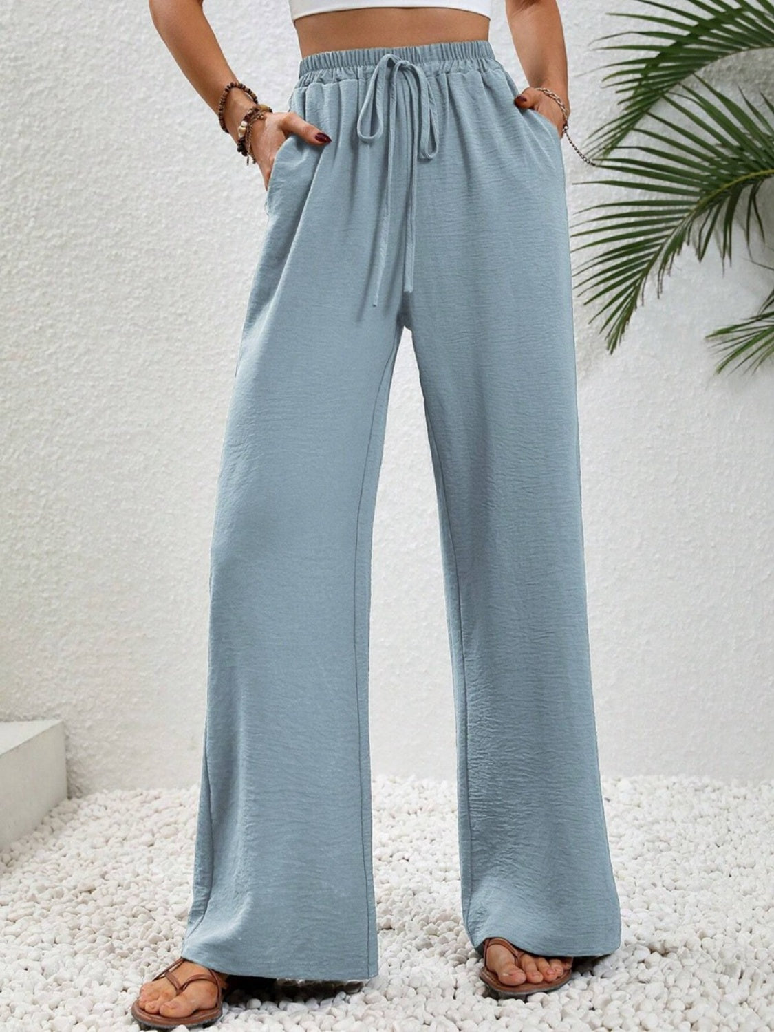 Honeybee Mumford's Wide Leg Drawstring Pants