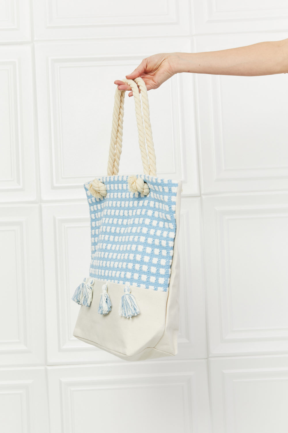 Honeybee Mumford's Picnic Date Tassel Tote Bag