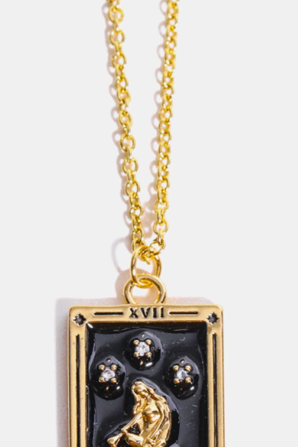 Honeybee Mumford's Tarot Card Pendant Necklace