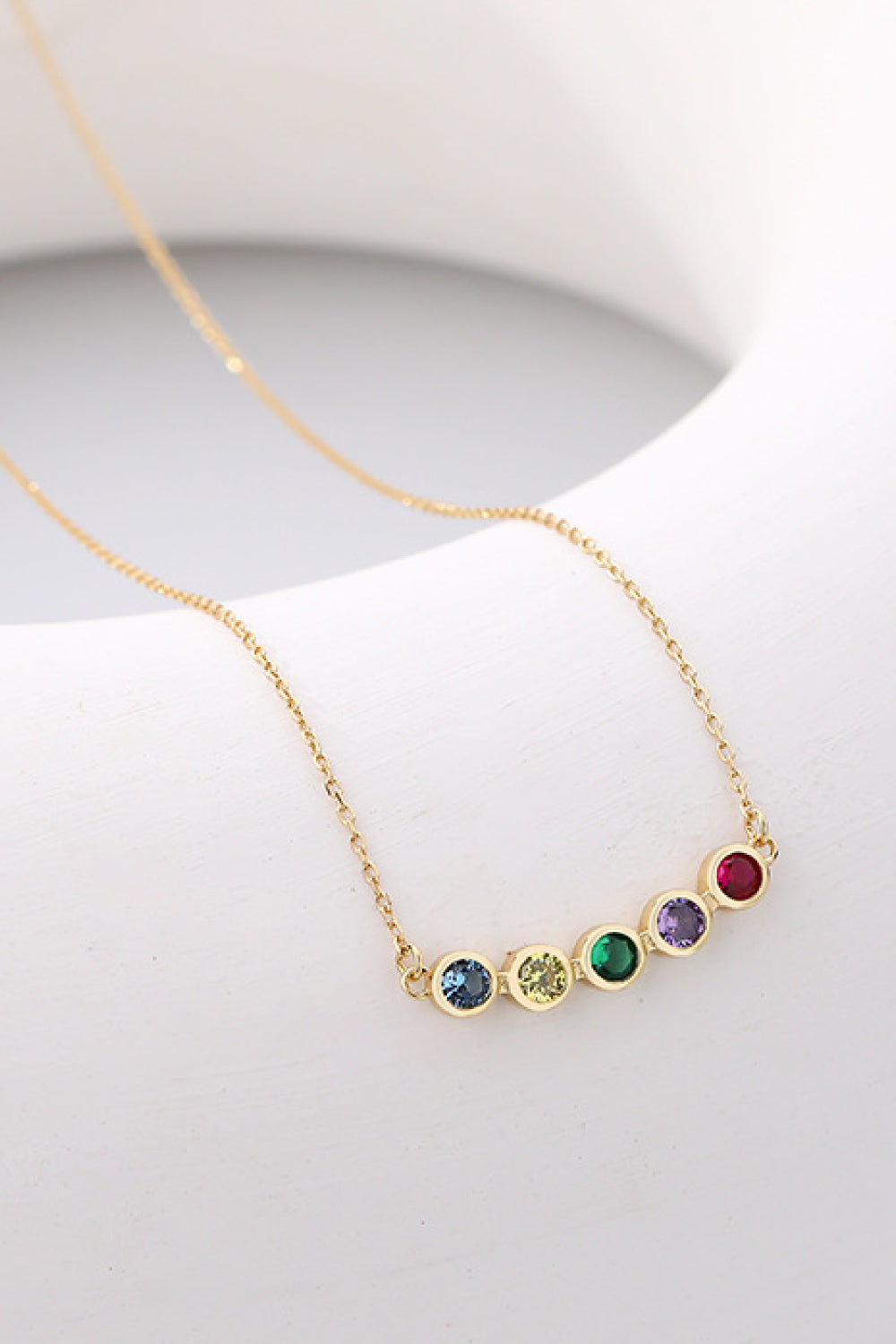 Honeybee Mumford's Sterling Silver Rainbow Necklace