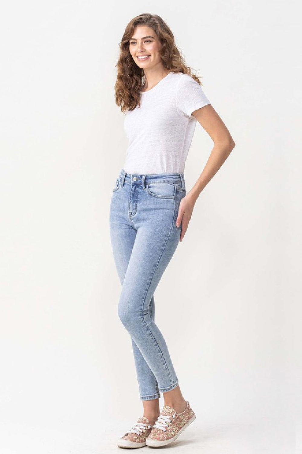 Honeybee Mumford's Full Size High Rise Crop Skinny Jeans