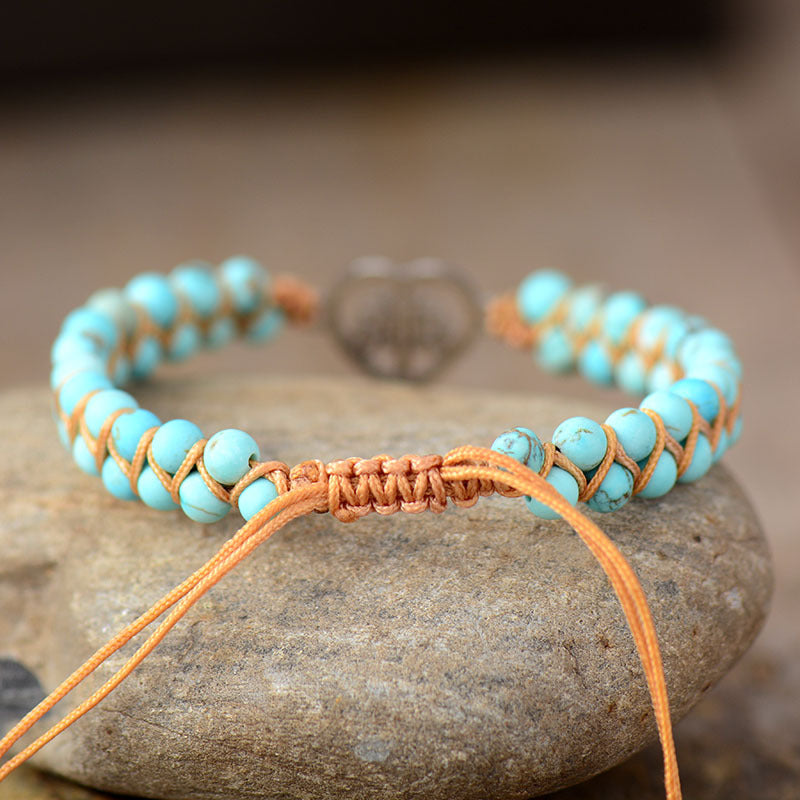 honeybee Mumford's Turquoise Beaded Bracelet