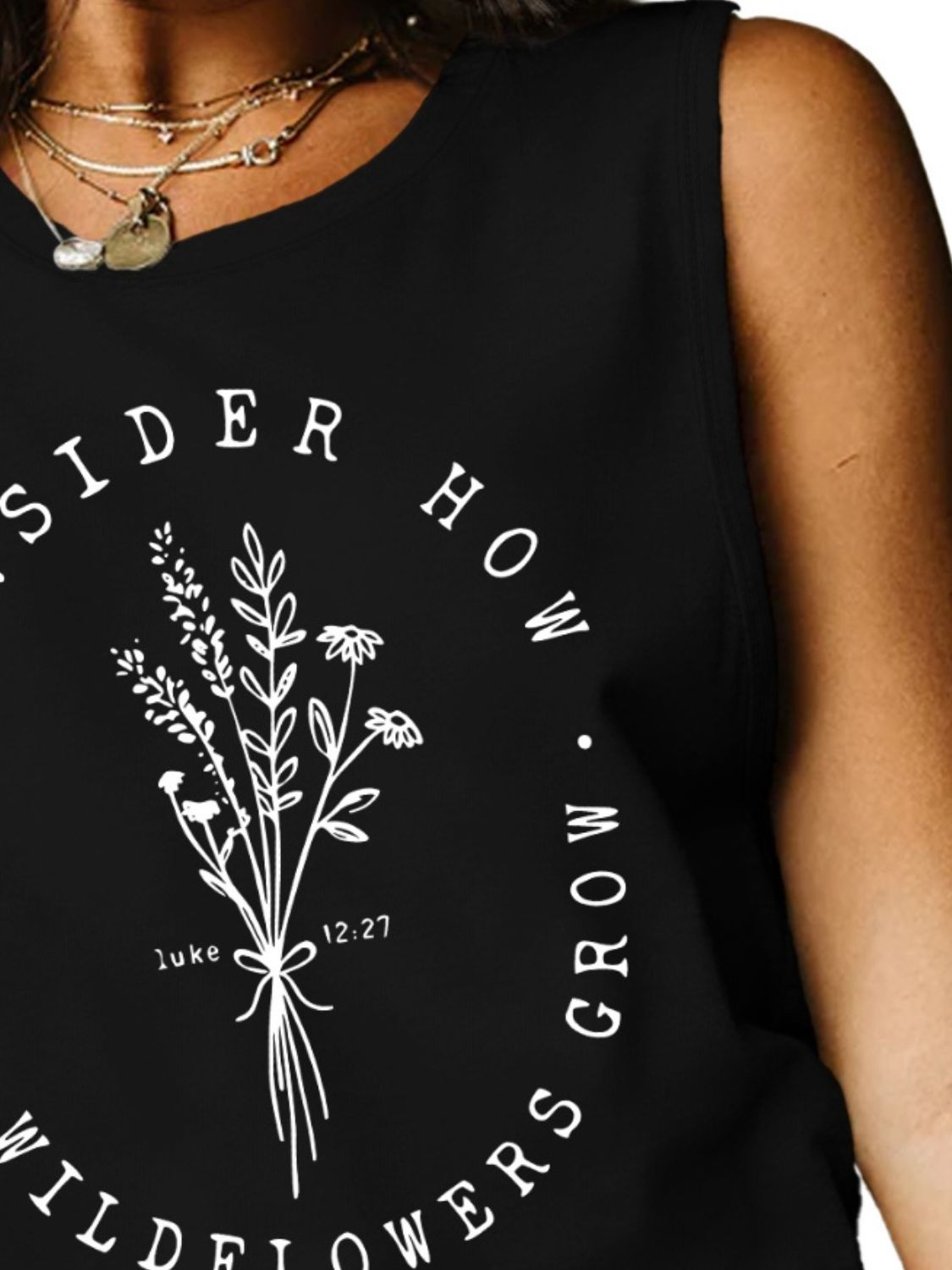 Honeybee Mumford's Graphic Round Neck Tank