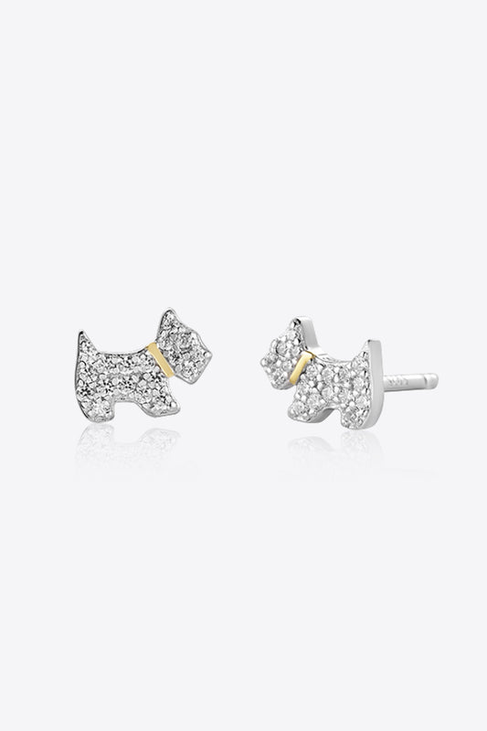 honeybee Mumford's Puppy Sterling Silver Stud Earrings