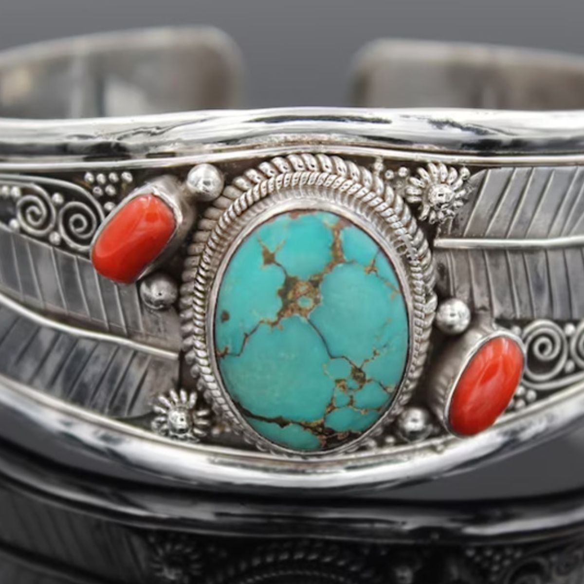 Honeybee Mumford's Turquoise Open Bracelet