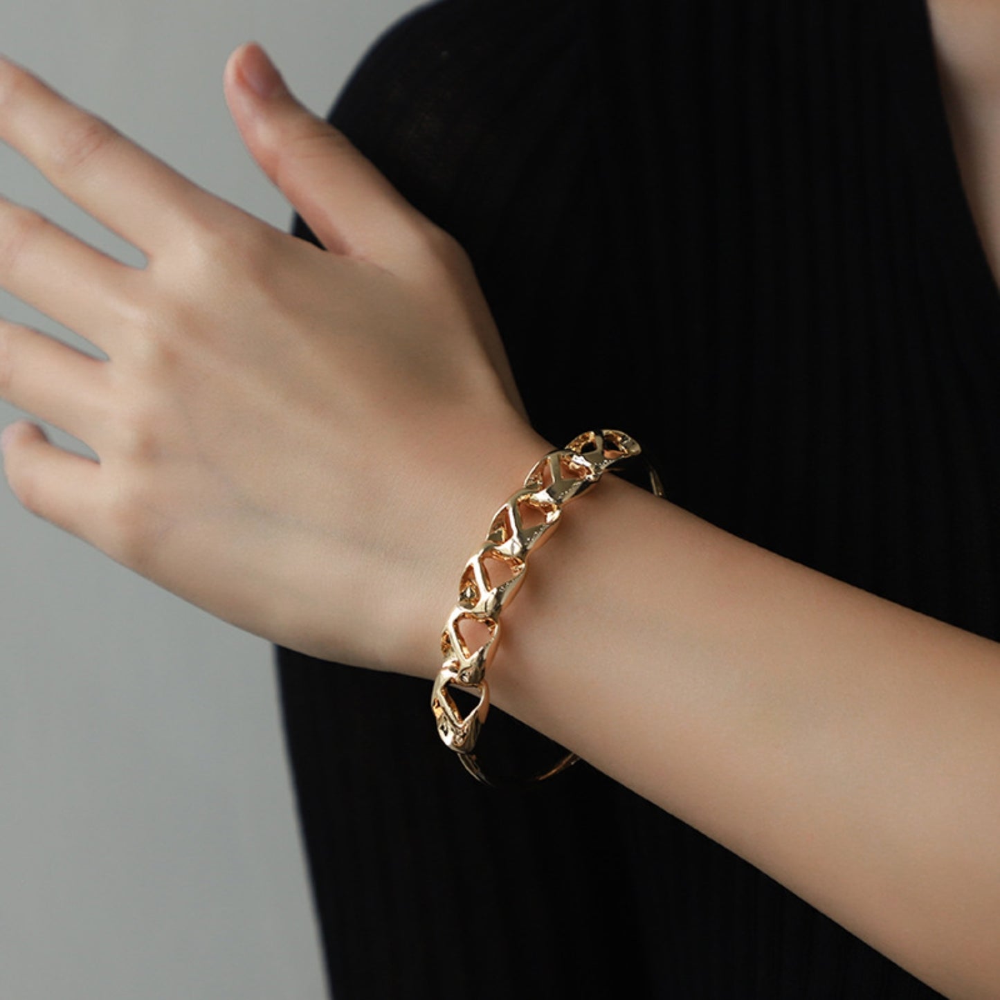 Honeybee Mumford's Gold-Plated Cuff Bracelet