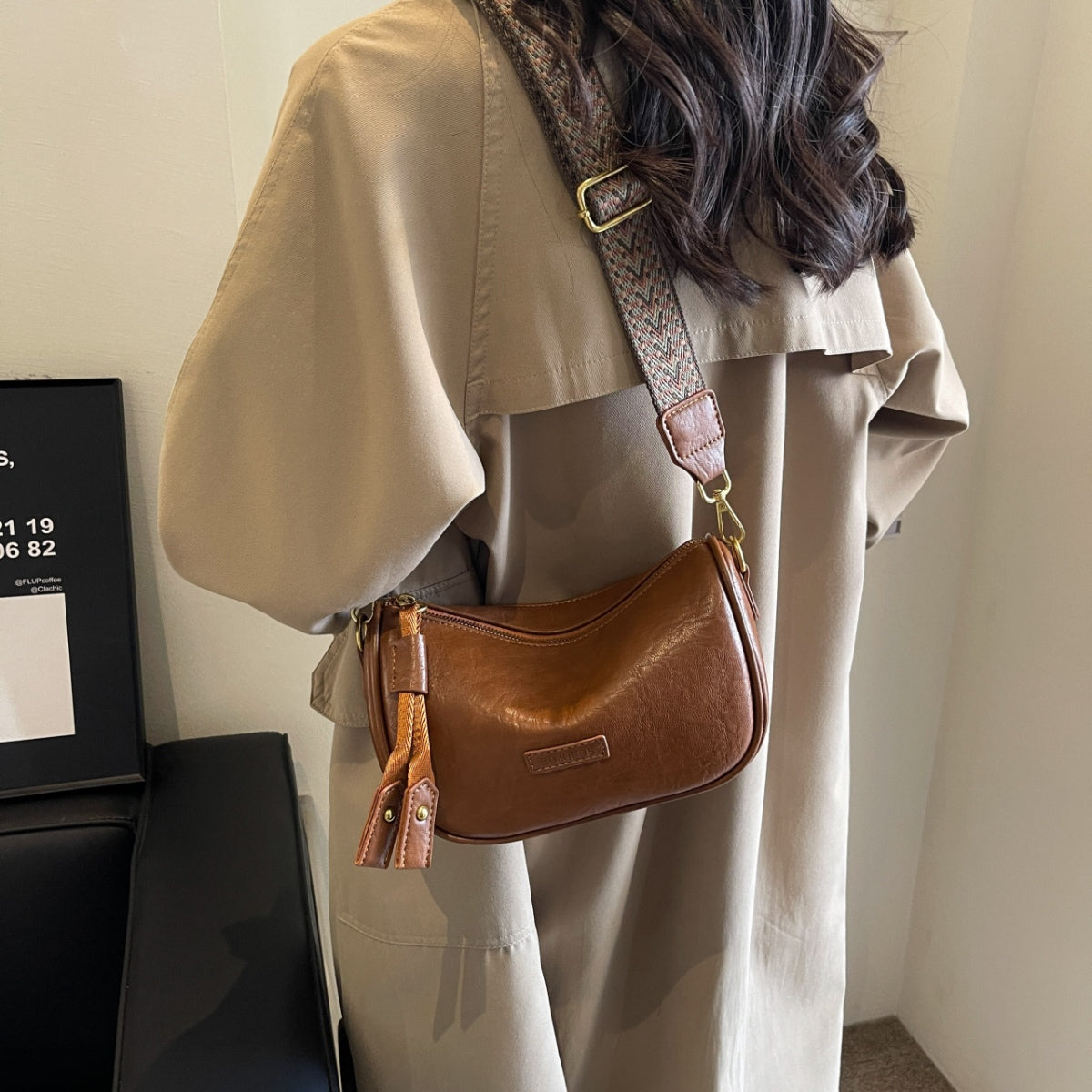 Honeybee Mumford's Leather Shoulder Bag