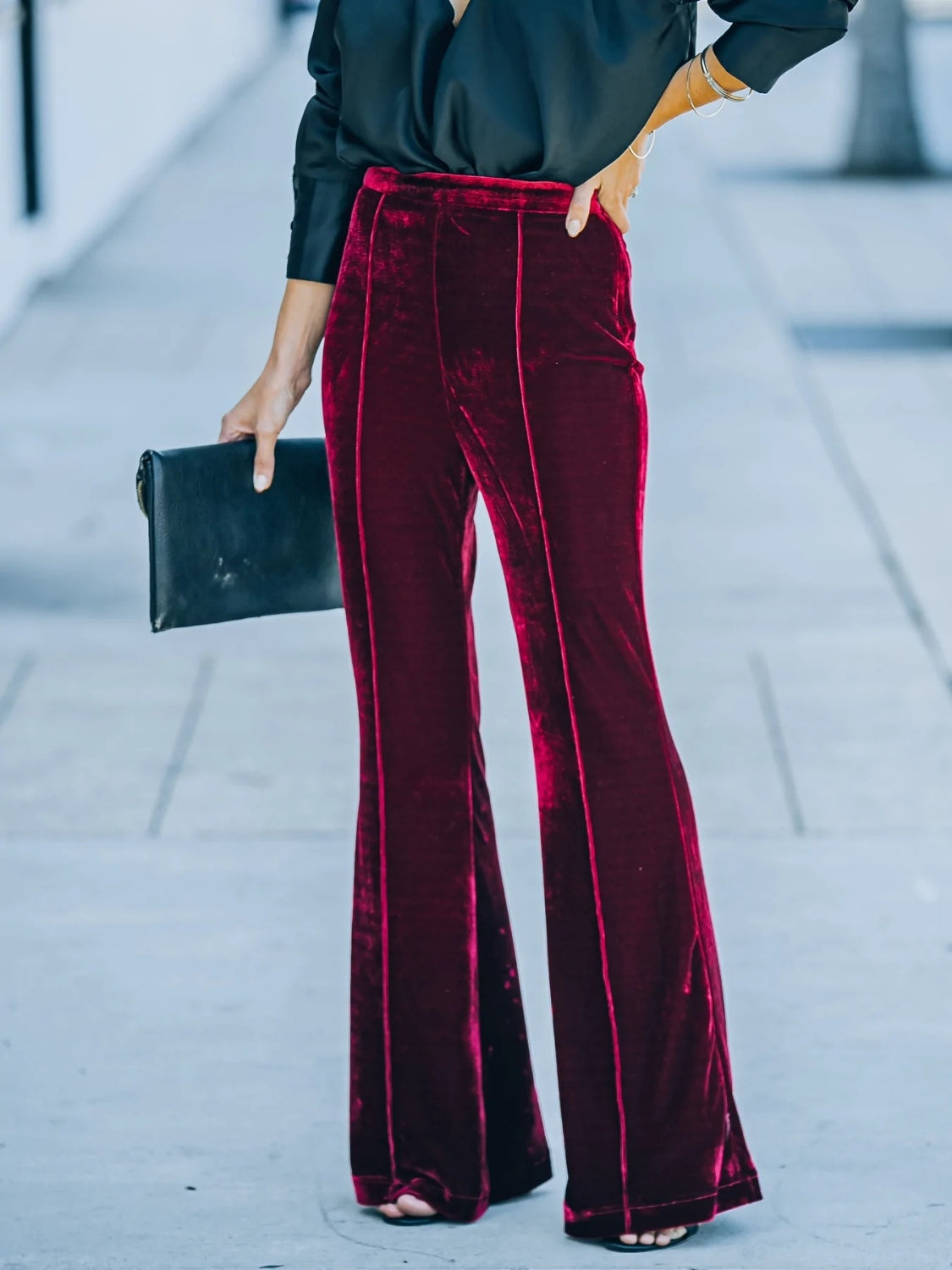 Honeybee Mumford's High Waist Flare Pants