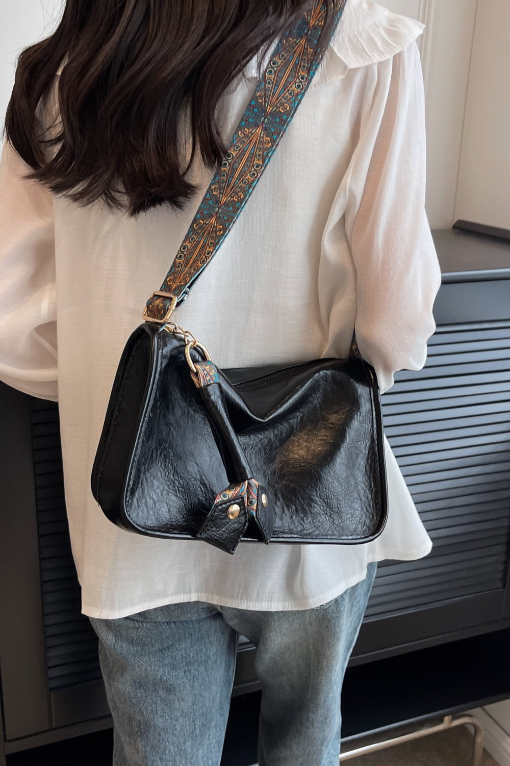 Honeybee Mumford's Leather Shoulder Bag