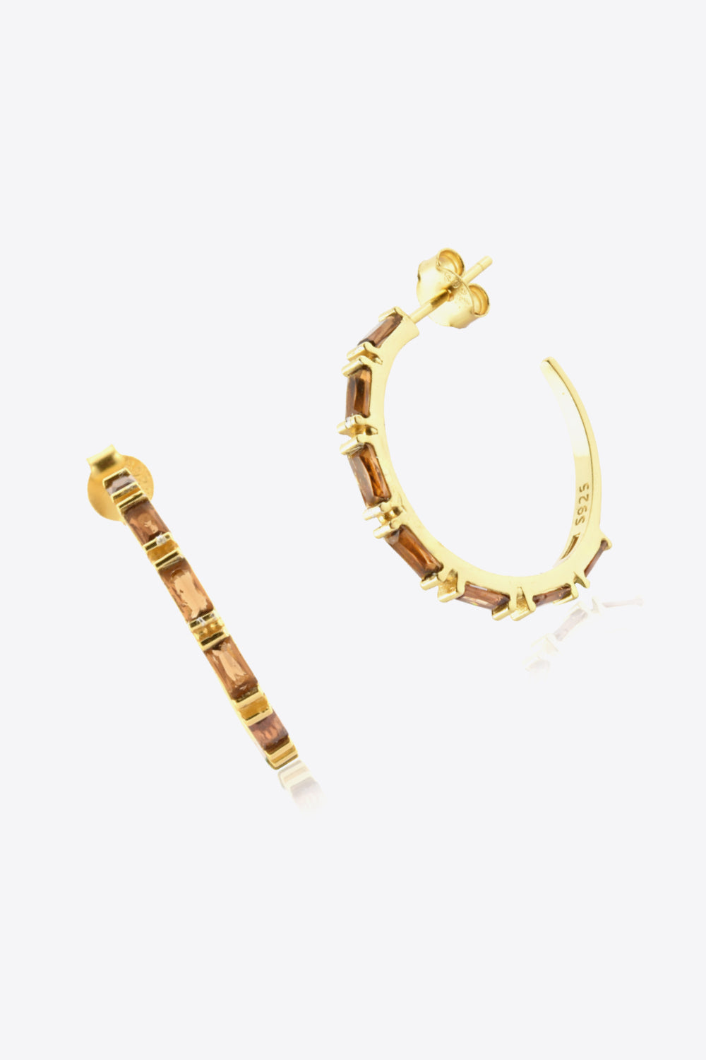 honeybee Mumford's Sterling Silver C-Hoop Earrings