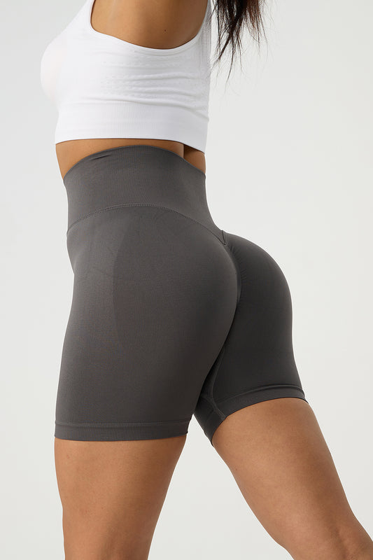 Honeybee Mumford's High Waist Wide Waistband Active Shorts