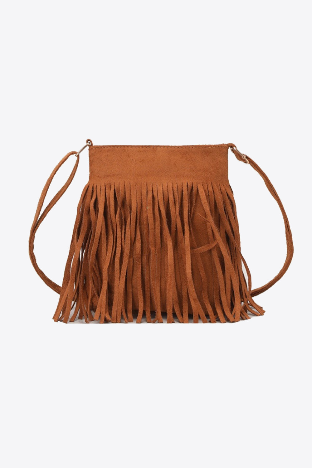 Honeybee Mumford's Leather Crossbody Bag with Fringe