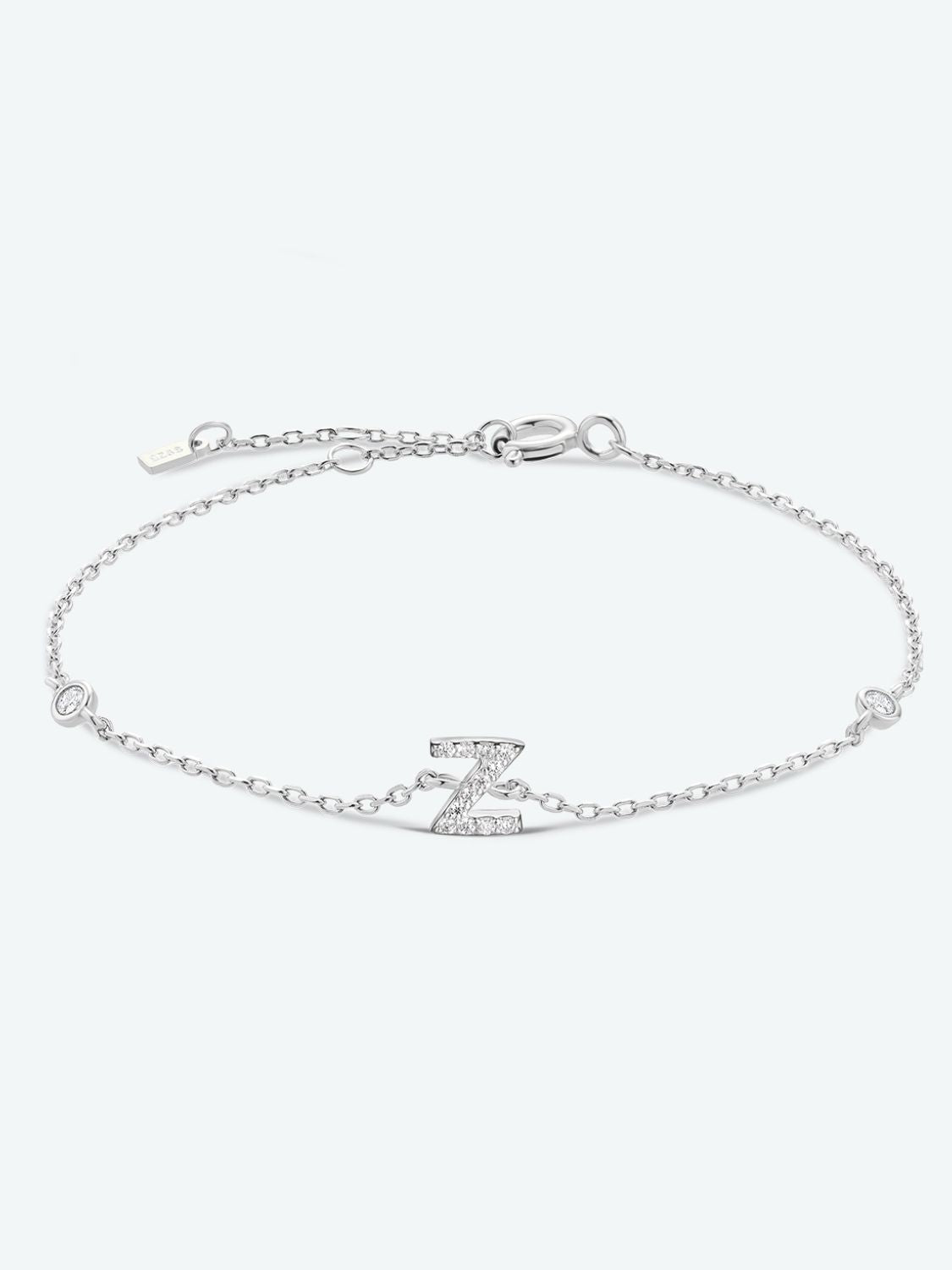 Honeybee Mumford's V To Z Sterling Silver Bracelet