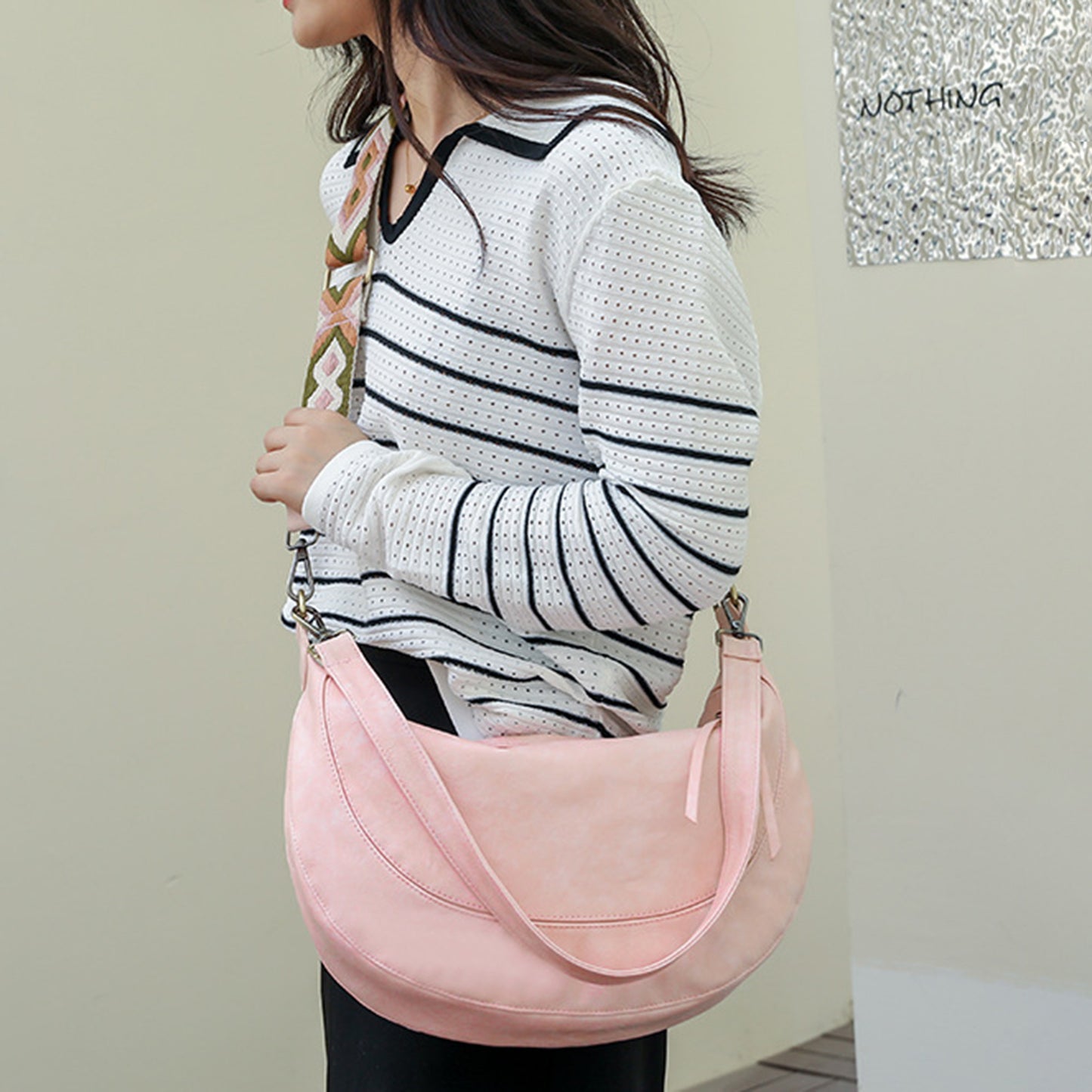 Honeybee Mumford's Leather Crossbody Bag