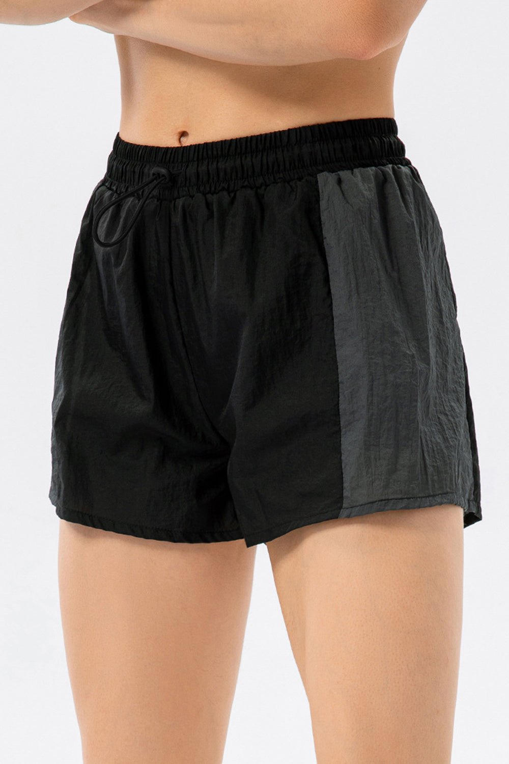 Honeybee Mumford's Color Block Drawstring Active Shorts