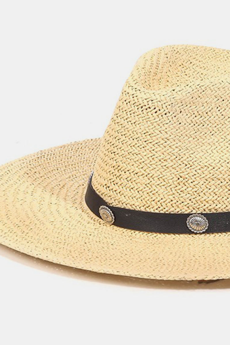 Honeybee Mumford's Belt Strap Straw Hat