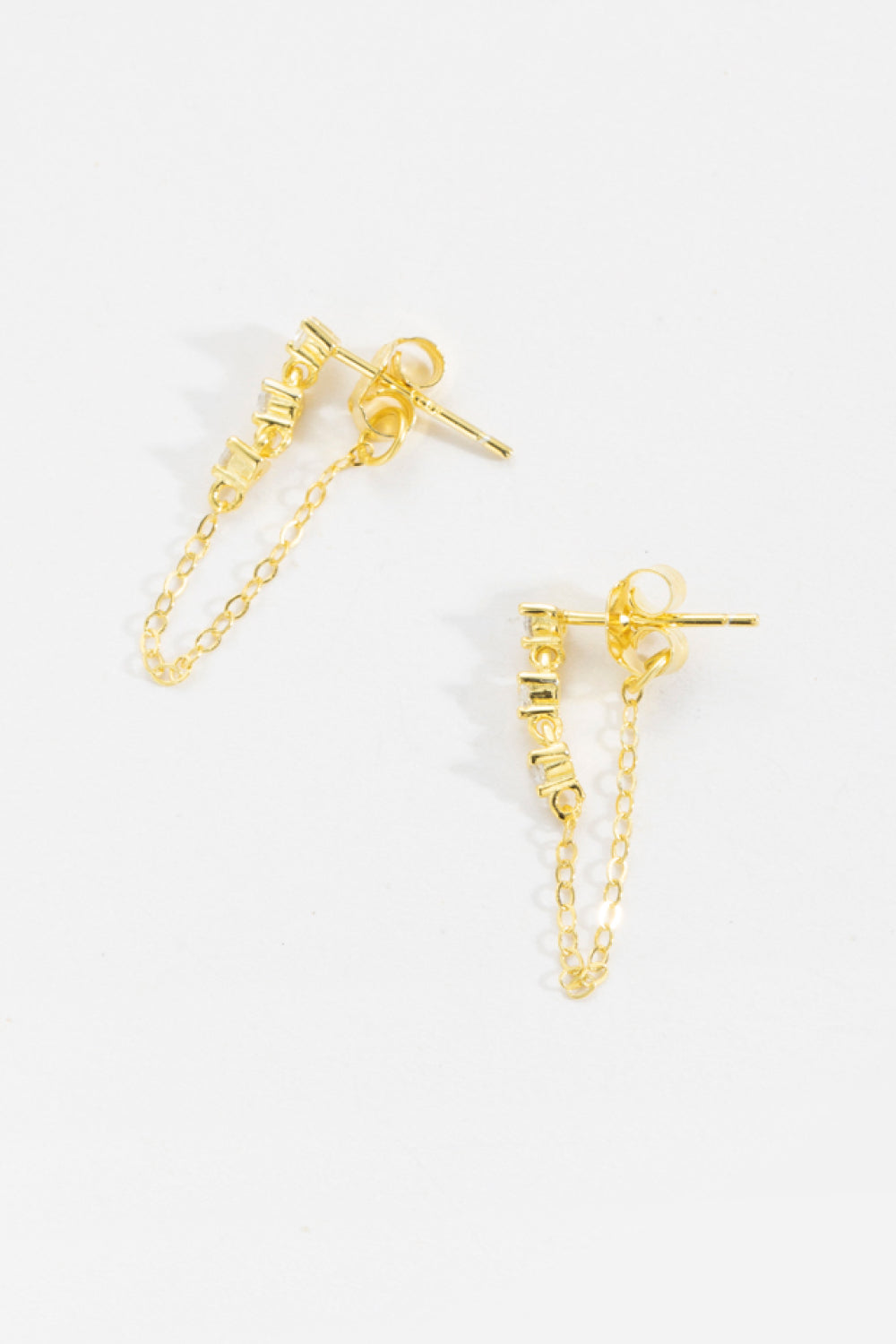 honeybee Mumford's Sterling Silver Chain Earrings