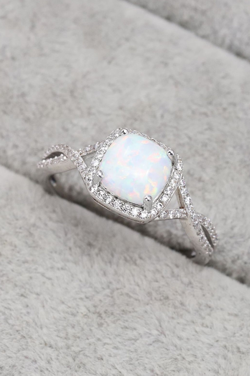 Honeybee Mumford's Opal Contrast Crisscross Ring