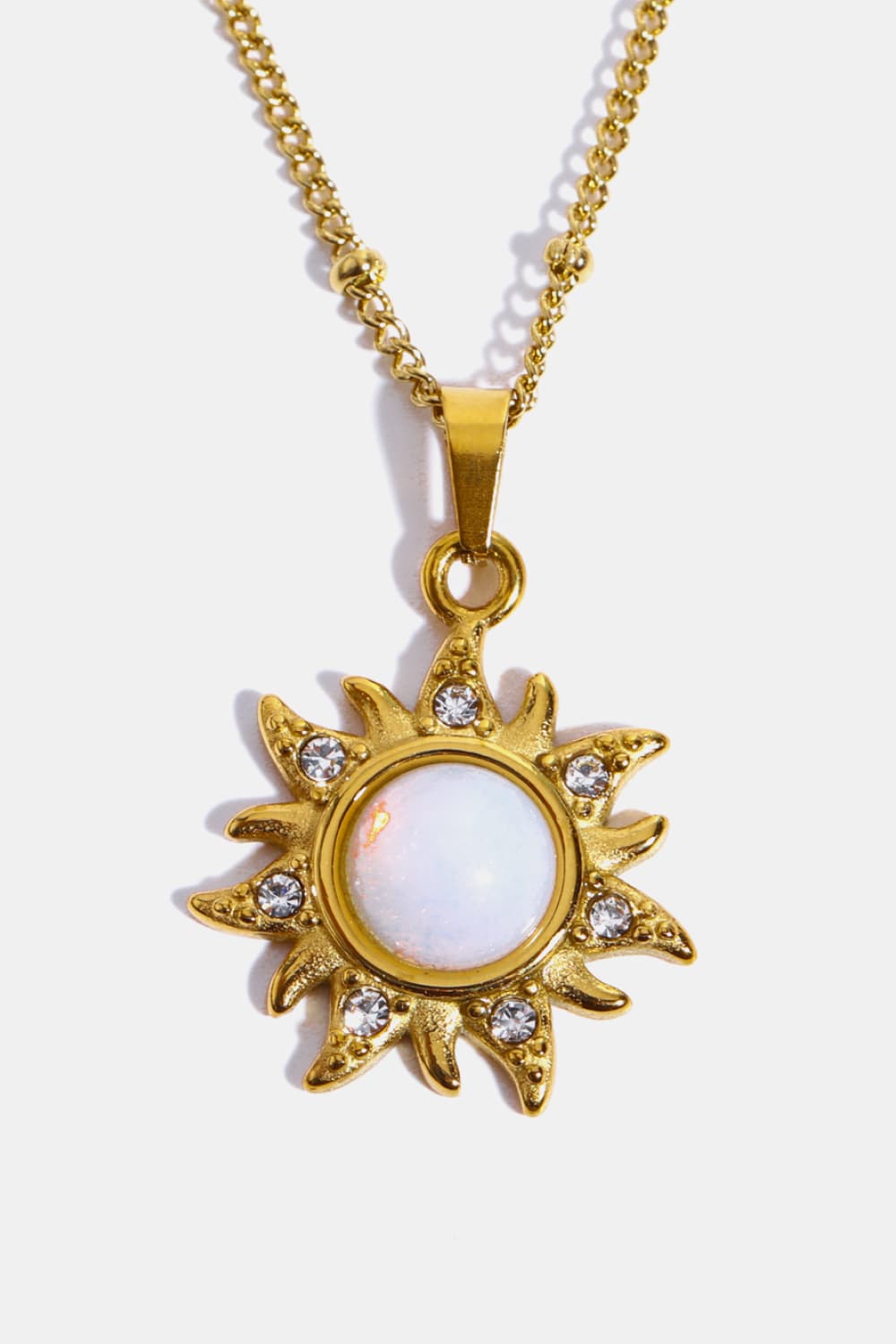 Honeybee Mumford's Opal Sun Pendant Necklace