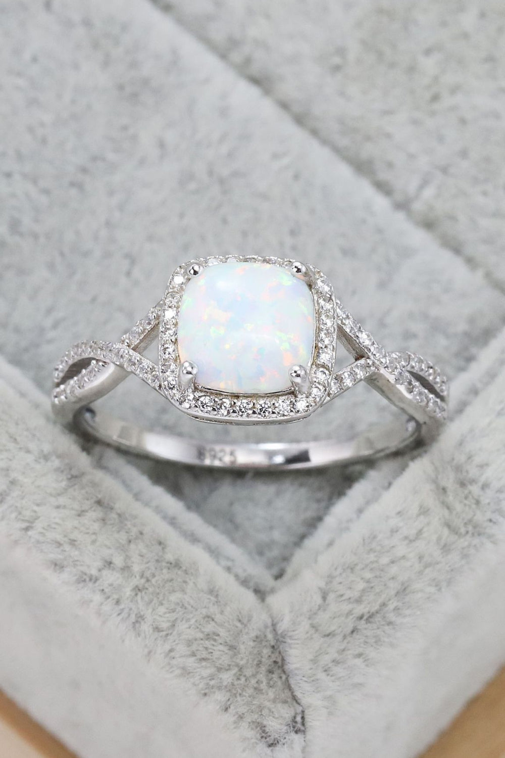 Honeybee Mumford's Opal Contrast Crisscross Ring