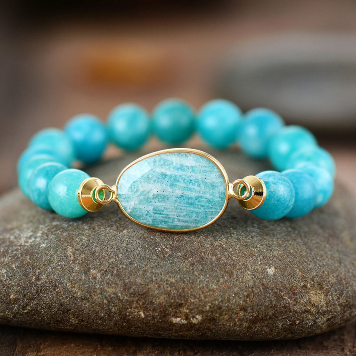 honeybee Mumford's Natural Stone Beaded Bracelet