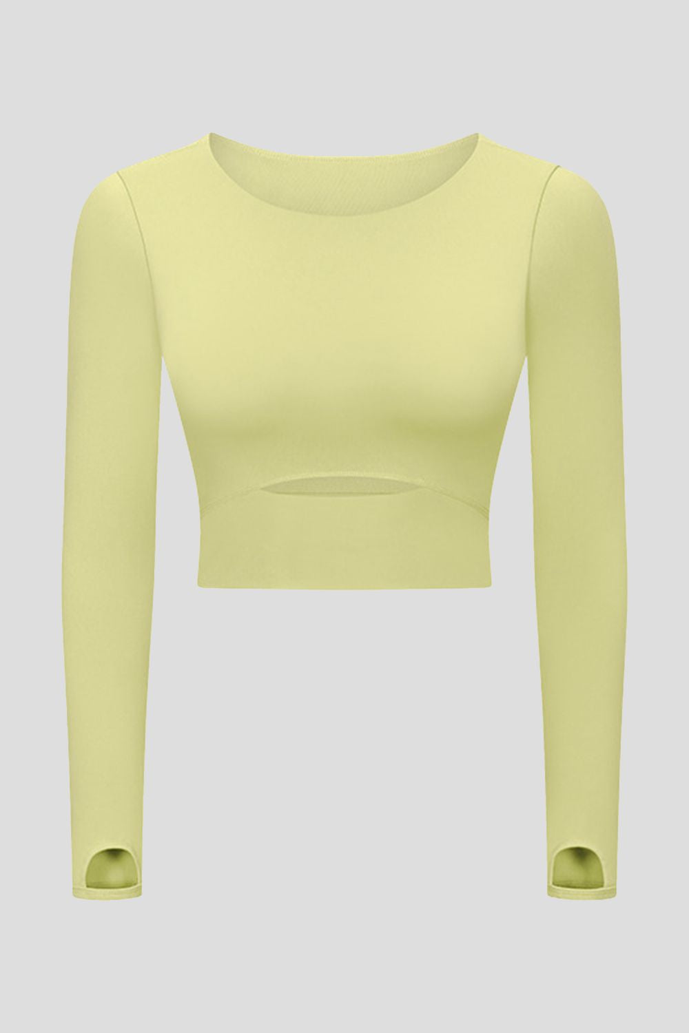 Honeybee Mumford's Cut Out Front Crop Yoga Tee