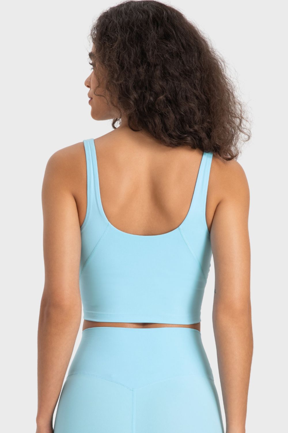 Honeybee Mumford's Deep V-Neck Crop Sports Bra