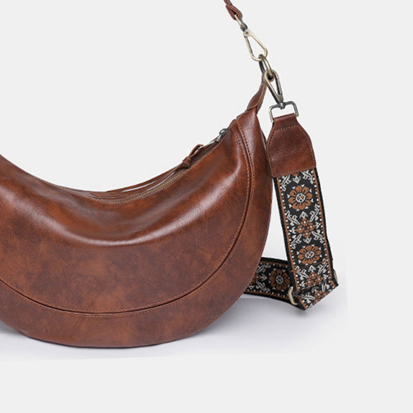 Honeybee Mumford's Leather Crossbody Bag