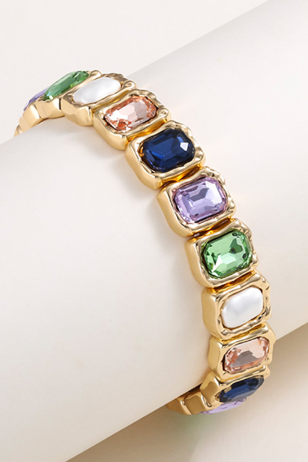 honeybee Mumford's Glass Stone Alloy Bracelet