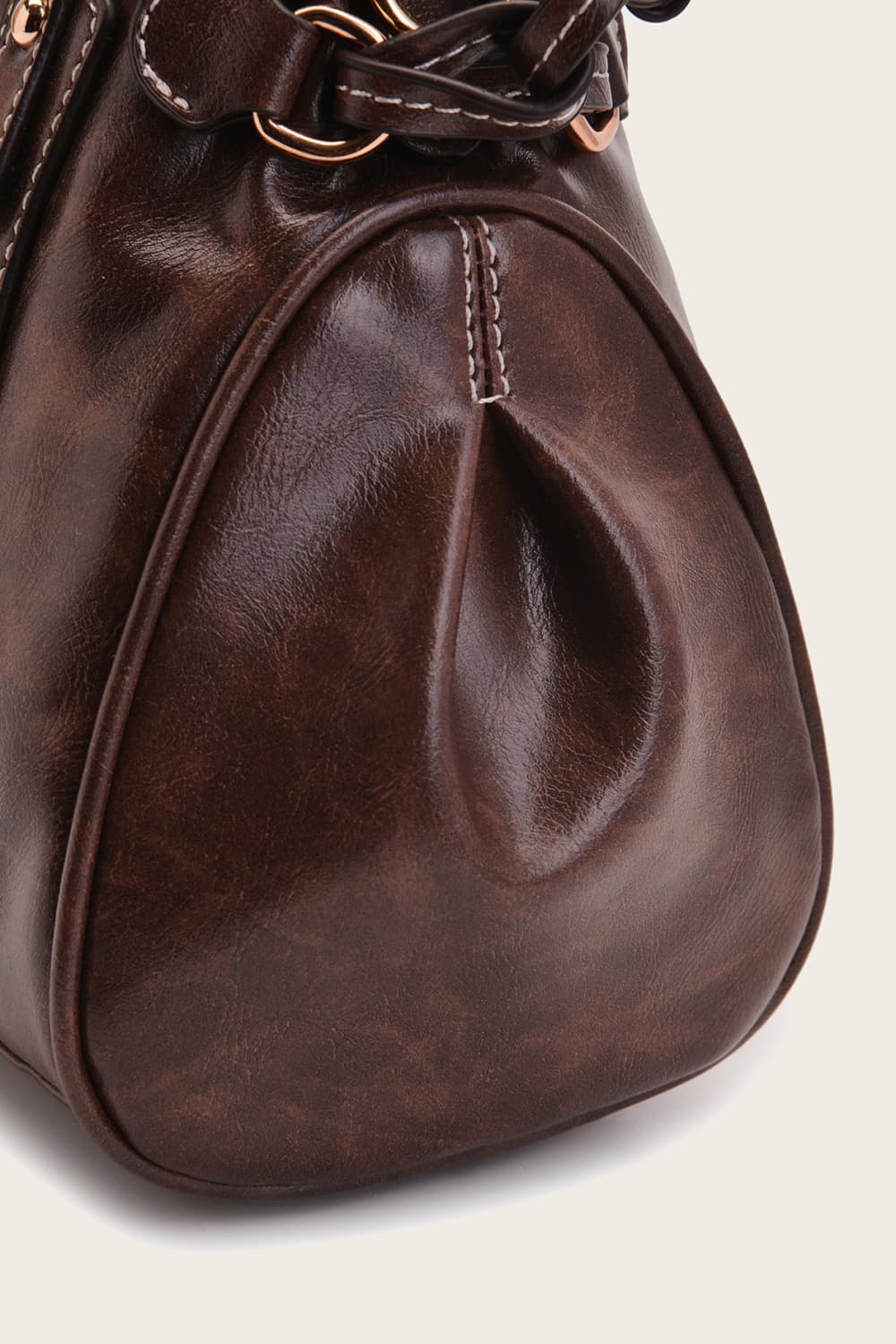 Honeybee Mumford's Leather Handbag