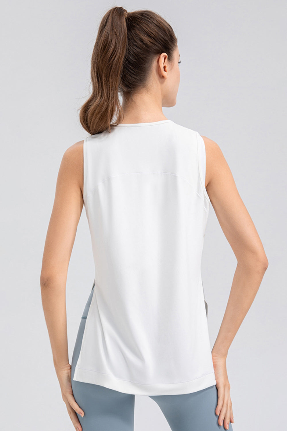 Honeybee Mumford's Slit Round Neck Tank