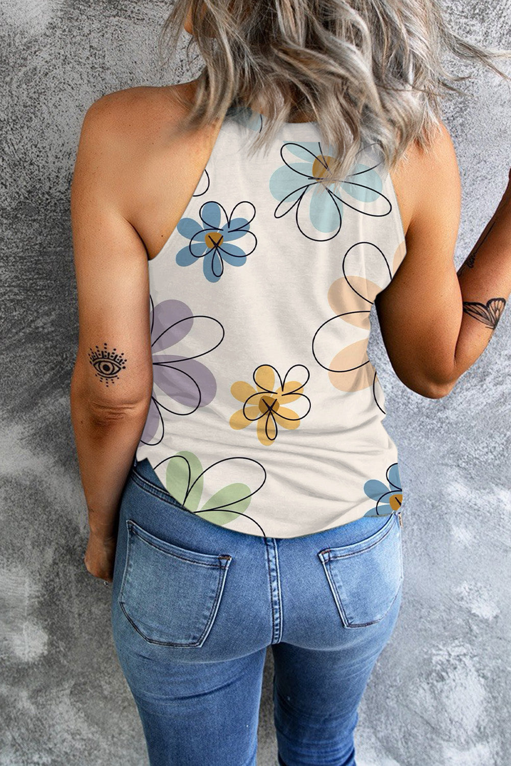 Honeybee Mumford's Printed Round Neck Tank