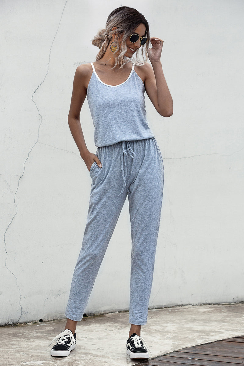 Honeybee Mumford's Contrast binding Cami Jumpsuit