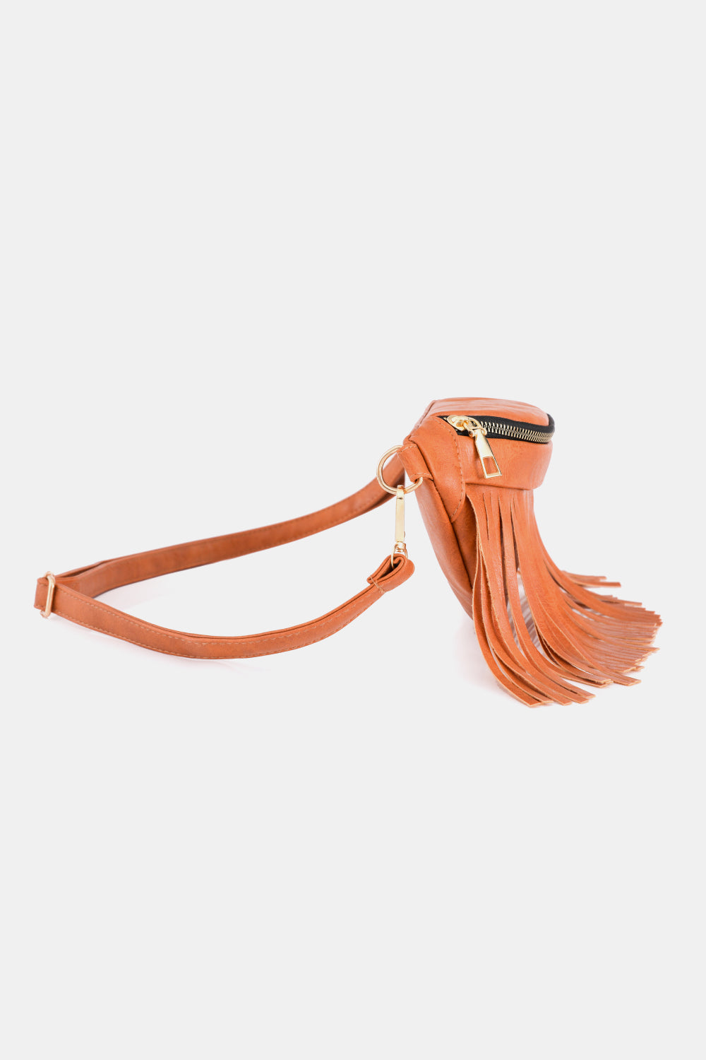 honeybee Mumford's Fringed Leather Sling Bag