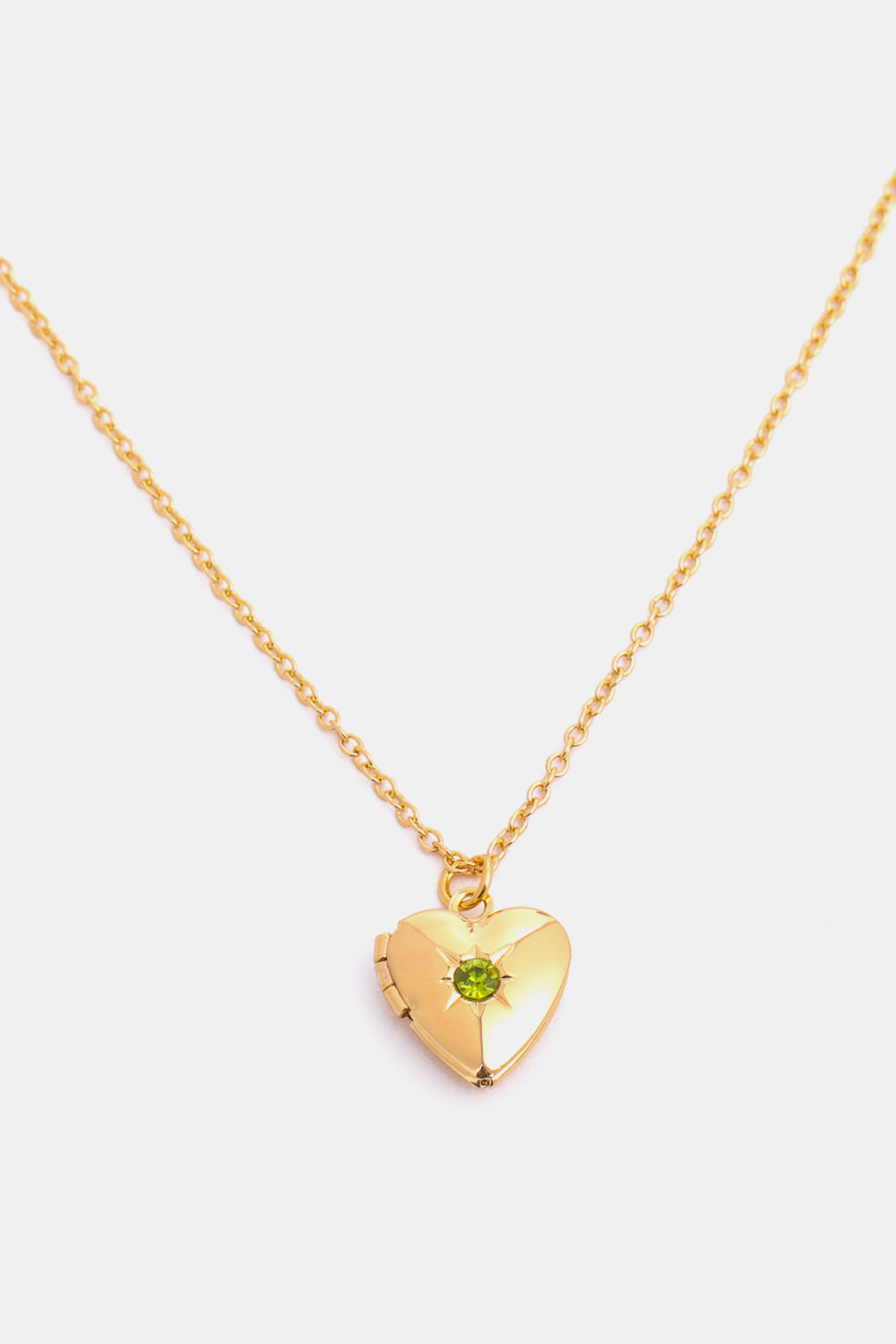 Honeybee Mumford's Heart Shape 14K Gold-Plated Pendant Necklace