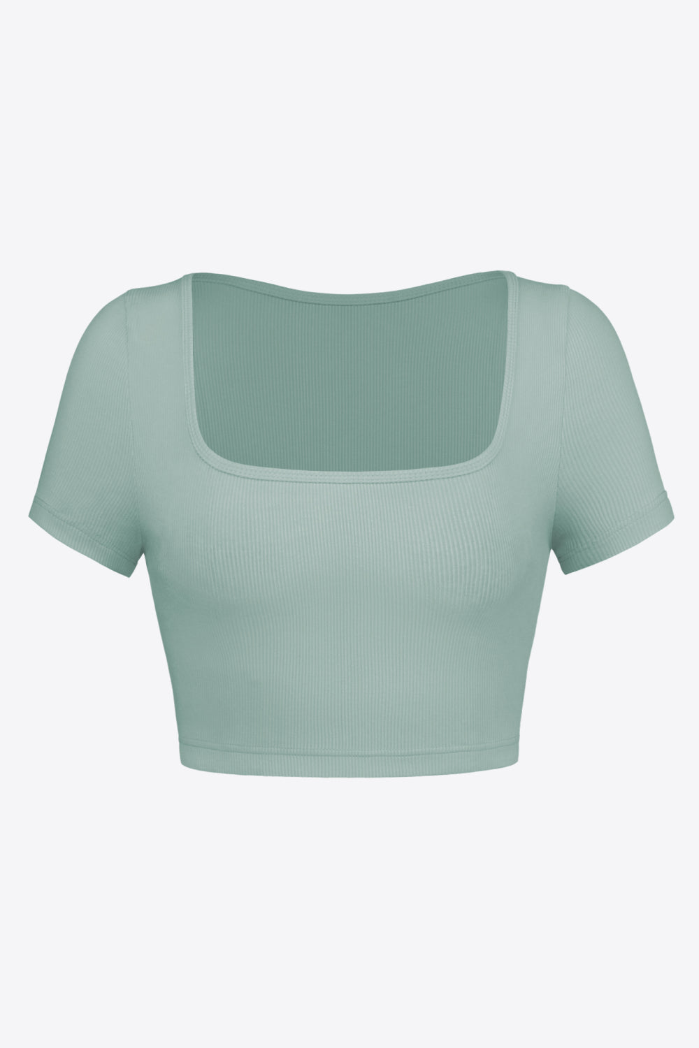 Honeybee Mumford's Square Neck Ribbed Crop Top