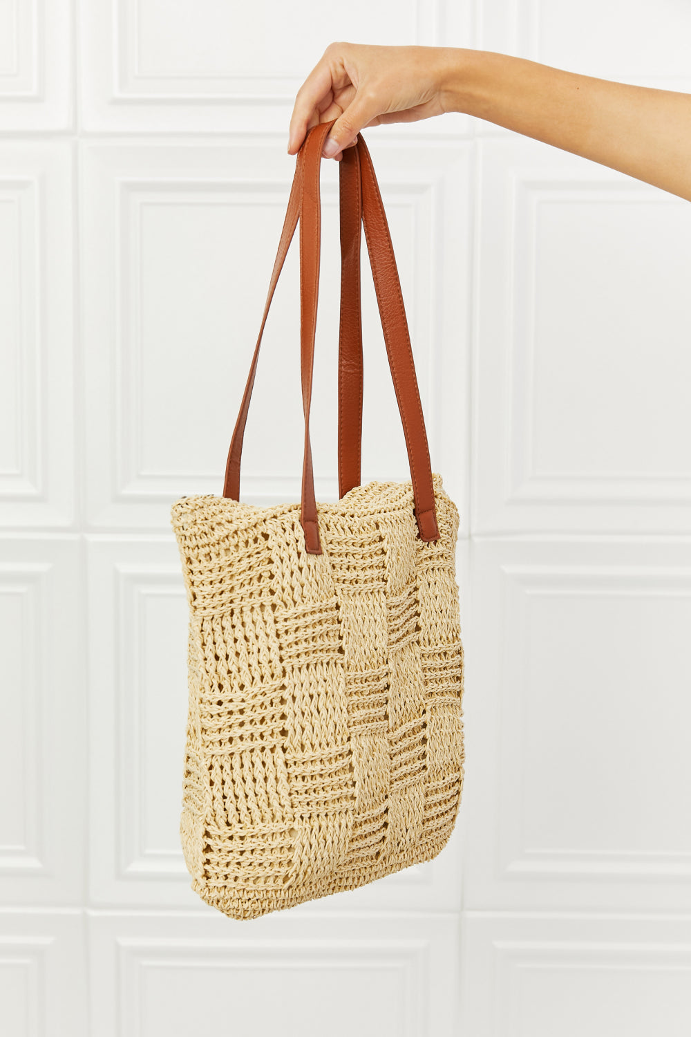 Honeybee Mumford's Picnic Date Straw Tote Bag