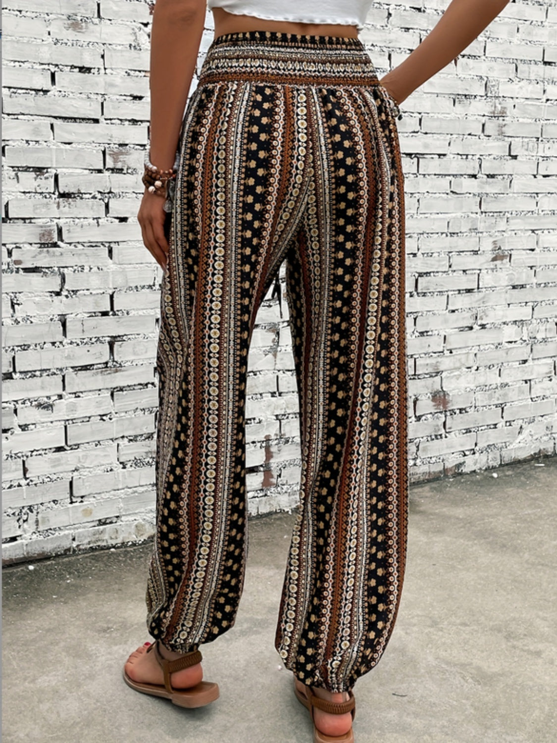 Honeybee Mumford's Printed High Waist Pants